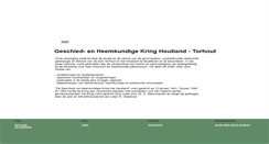 Desktop Screenshot of heemkundetorhout.be